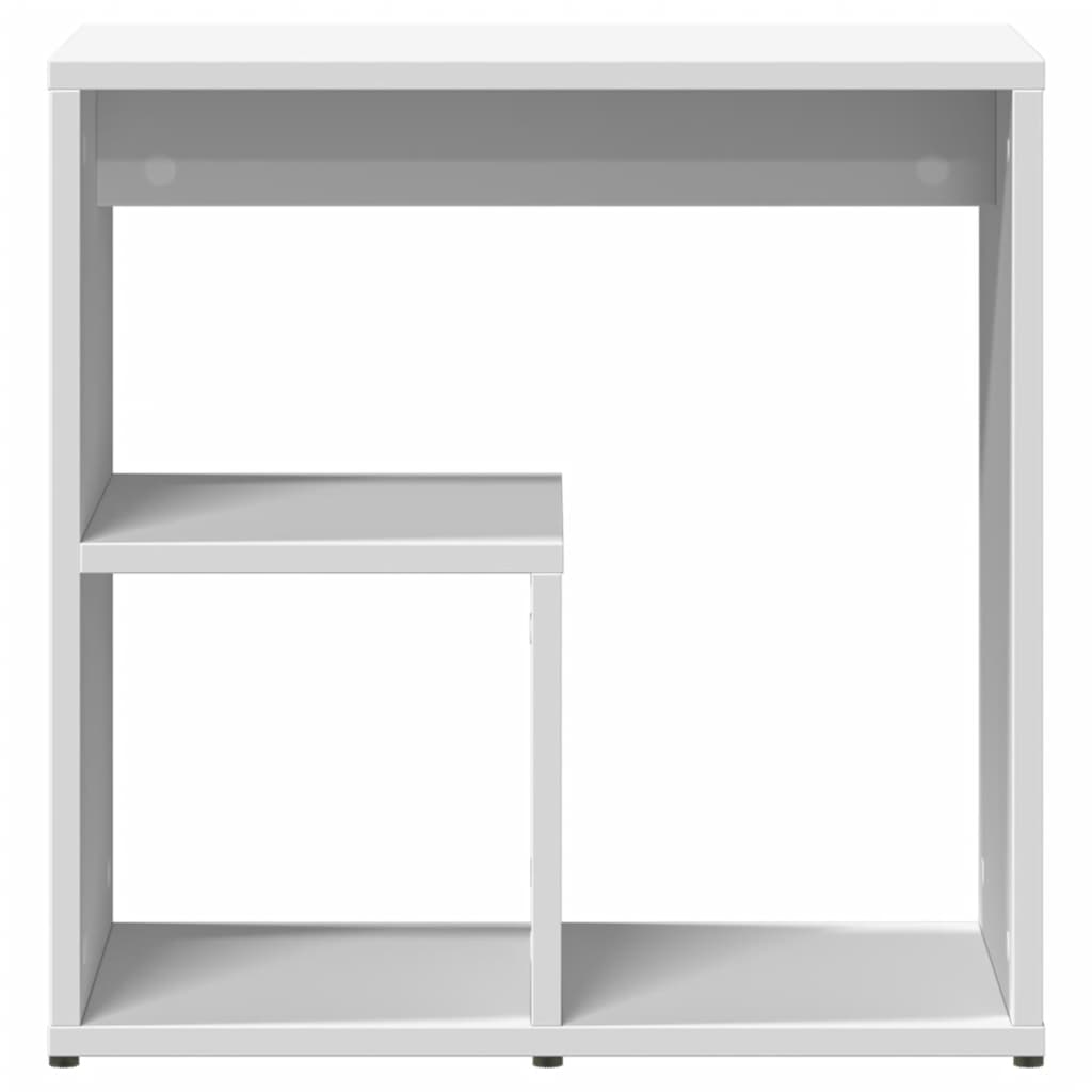 Mesa de apoio 50x30x50 cm contraplacado branco - Image 4