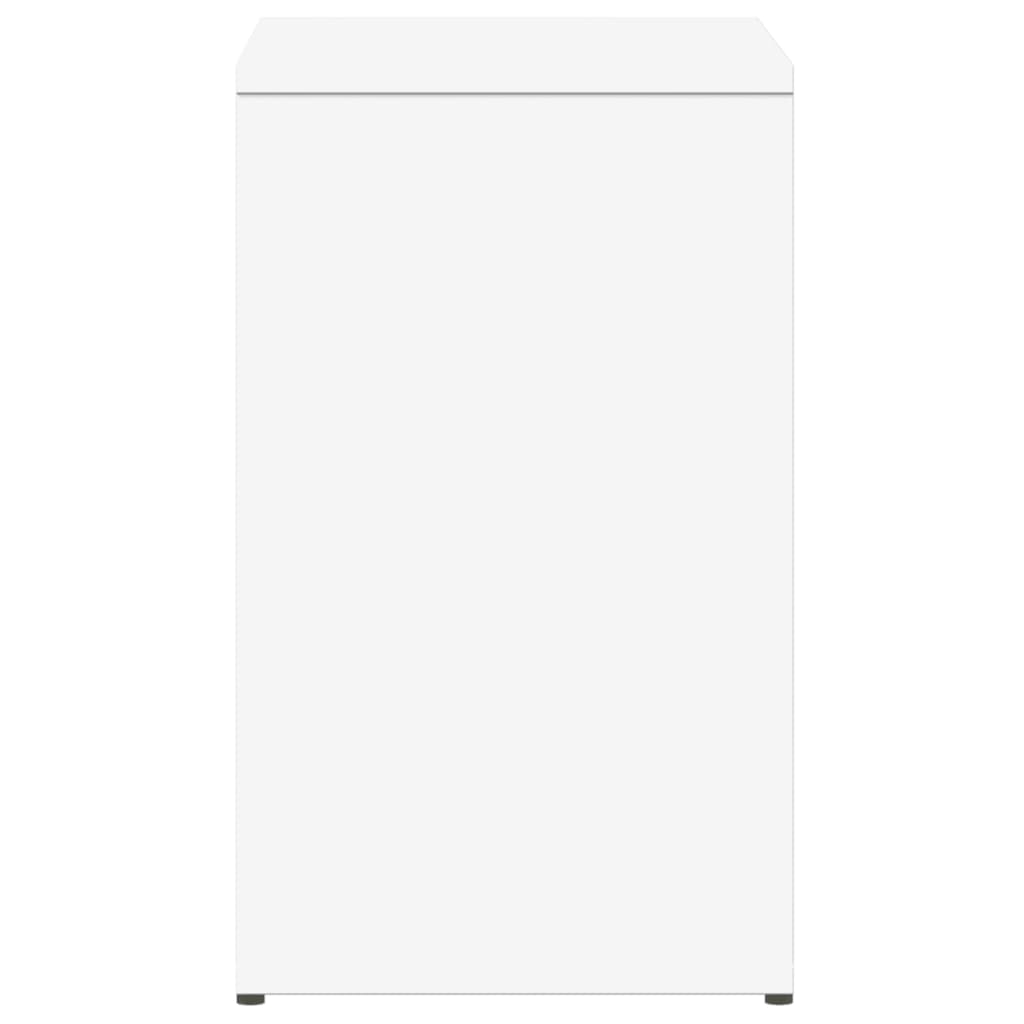 Mesa de apoio 50x30x50 cm contraplacado branco - Image 5