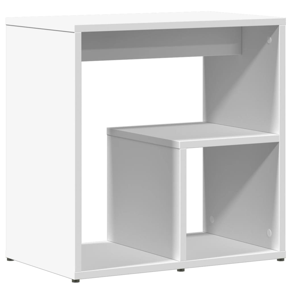 Mesa de apoio 50x30x50 cm contraplacado branco - Image 6