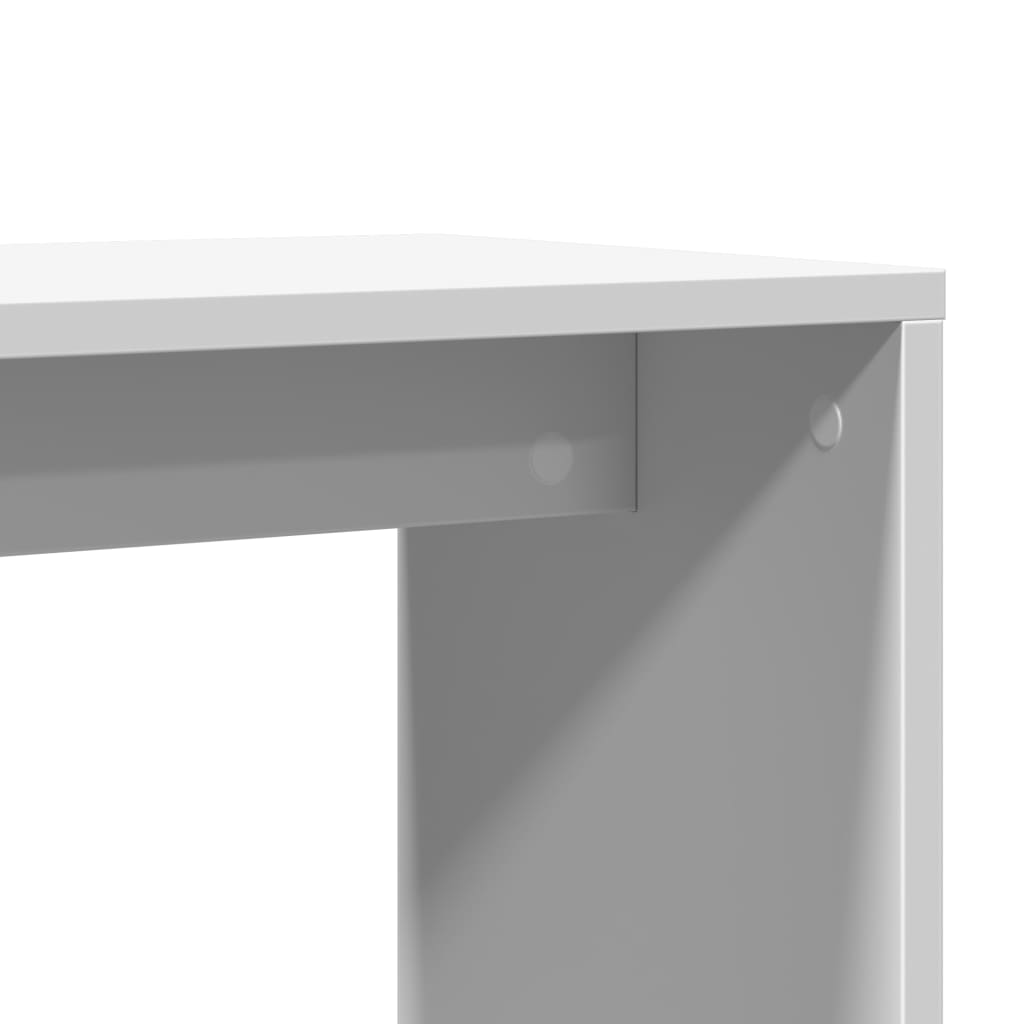 Mesa de apoio 50x30x50 cm contraplacado branco - Image 7