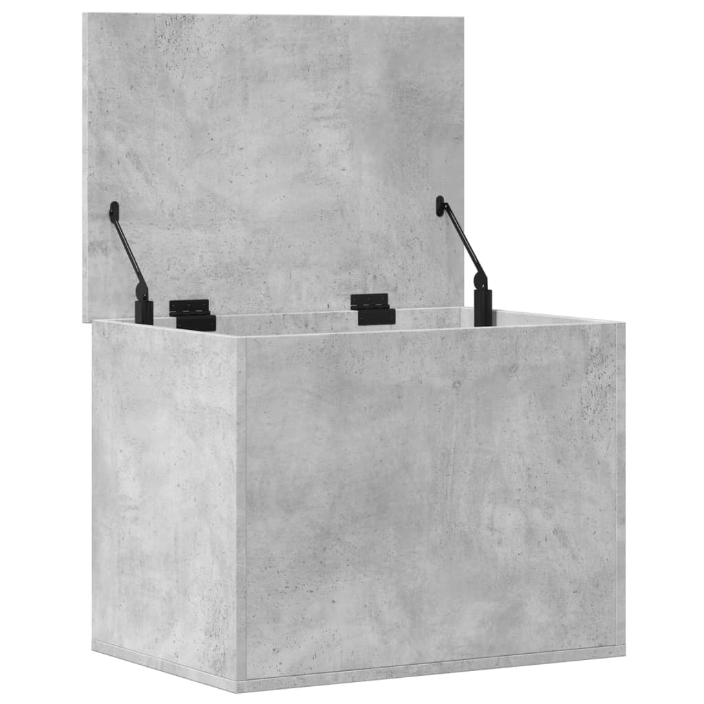 Caixa de arrumação 60x42x46 cm derivados madeira cinza cimento - Image 6