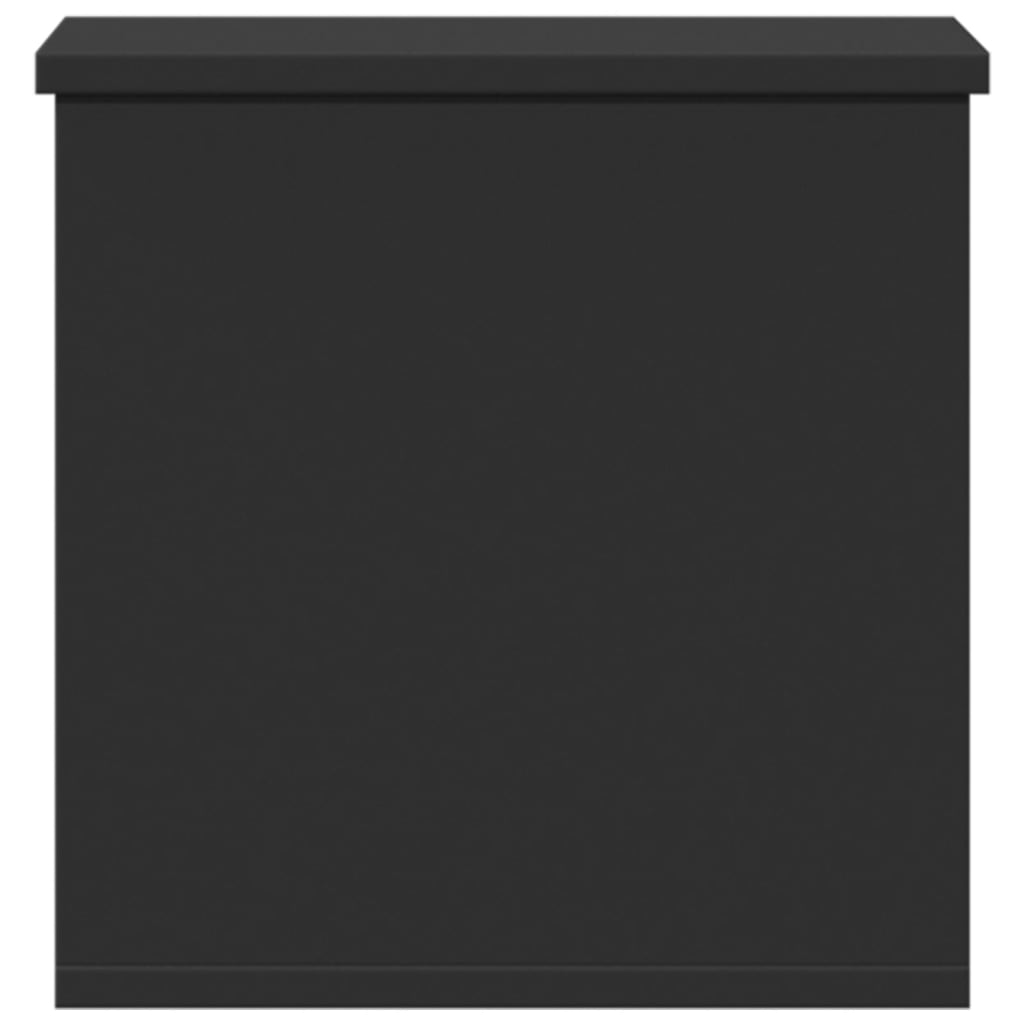 Caixa de arrumação 30x35x35 cm derivados de madeira preto - Image 4
