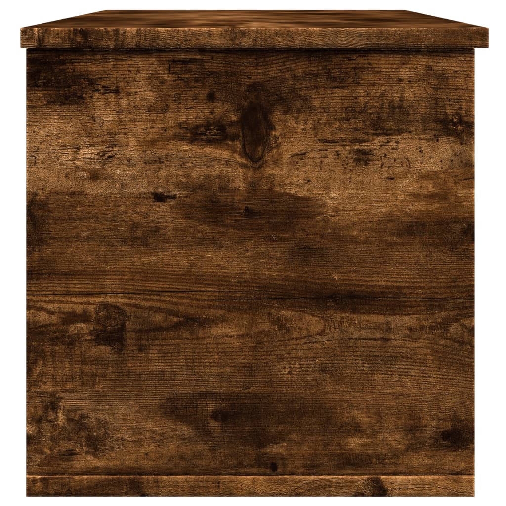 Caixa de arrumação 102x35x35 cm deriv. madeira carvalho fumado - Image 4