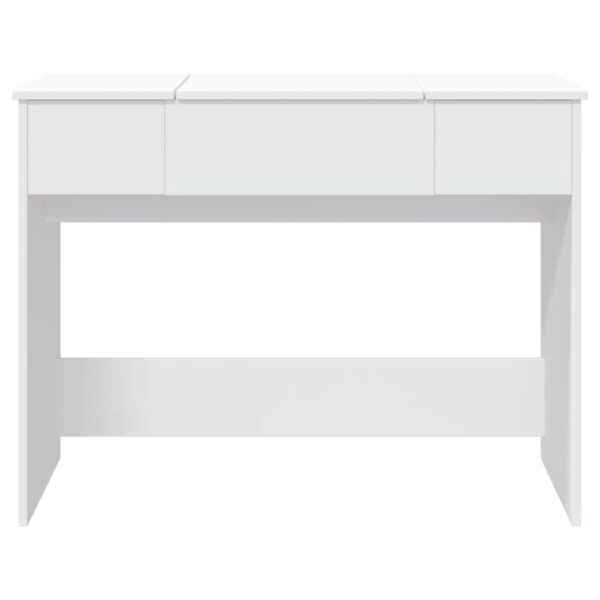 Toucador com espelho 100x45x76 cm branco - Image 4