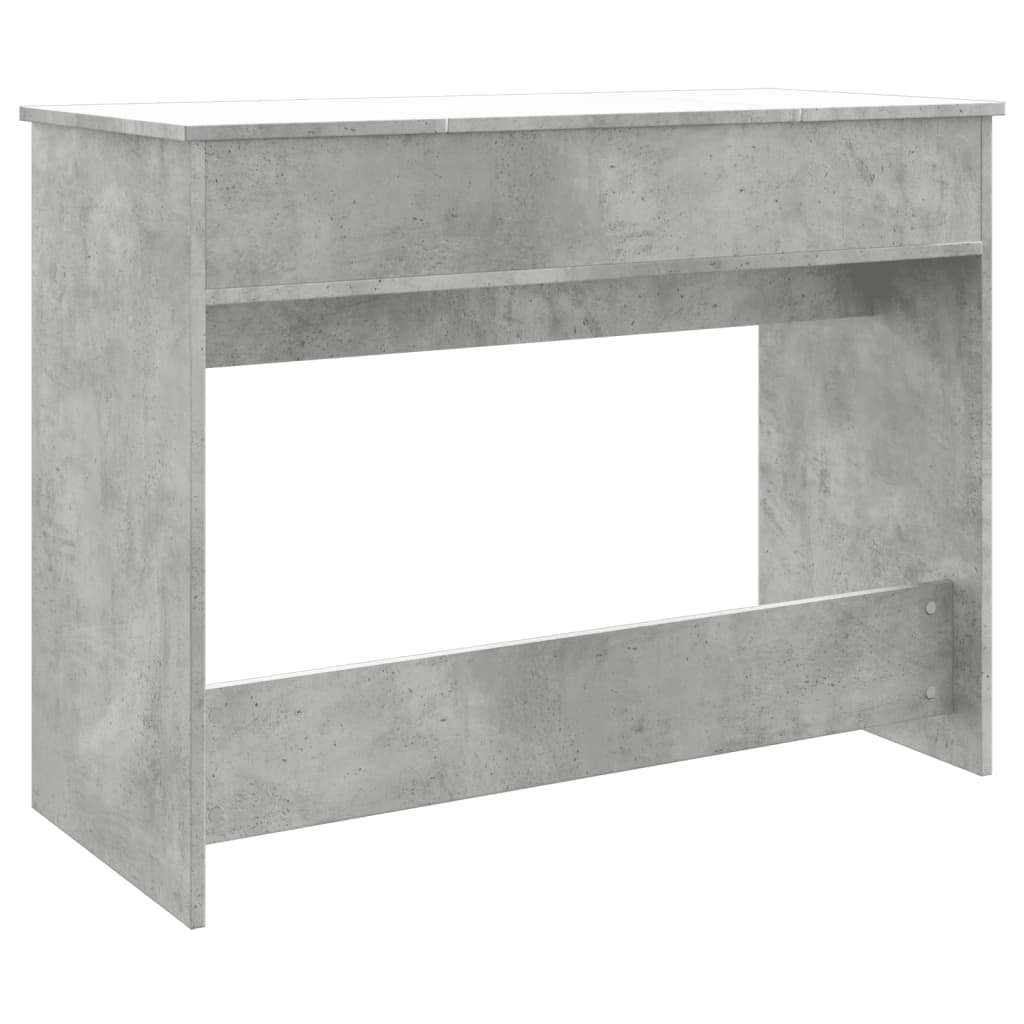 Toucador com espelho 100x45x76 cm cinzento cimento - Image 6