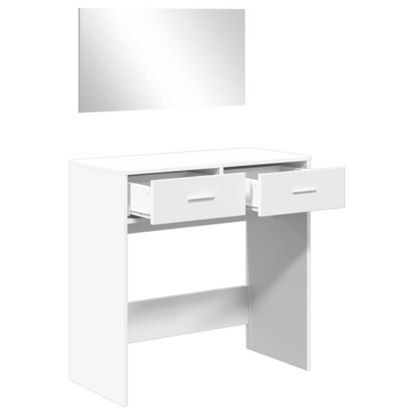 Toucador com espelho 80x39x80 cm branco - Image 3