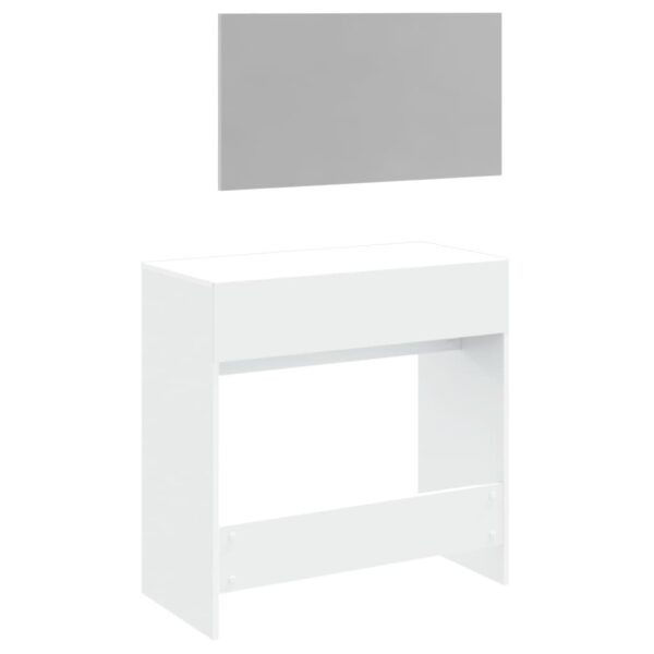 Toucador com espelho 80x39x80 cm branco - Image 6