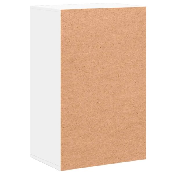 Armário de arrumação 56,5x39x90 cm derivados de madeira branco - Image 6