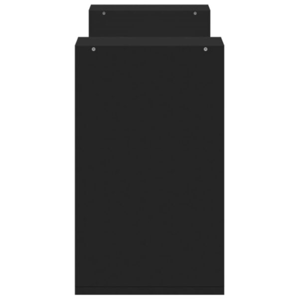 Móveis de TV 2 pcs 75x30x50 cm derivados de madeira preto - Image 6
