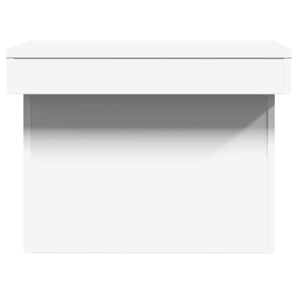 Mesa de centro 100x55x40 cm derivados de madeira branco - Image 5