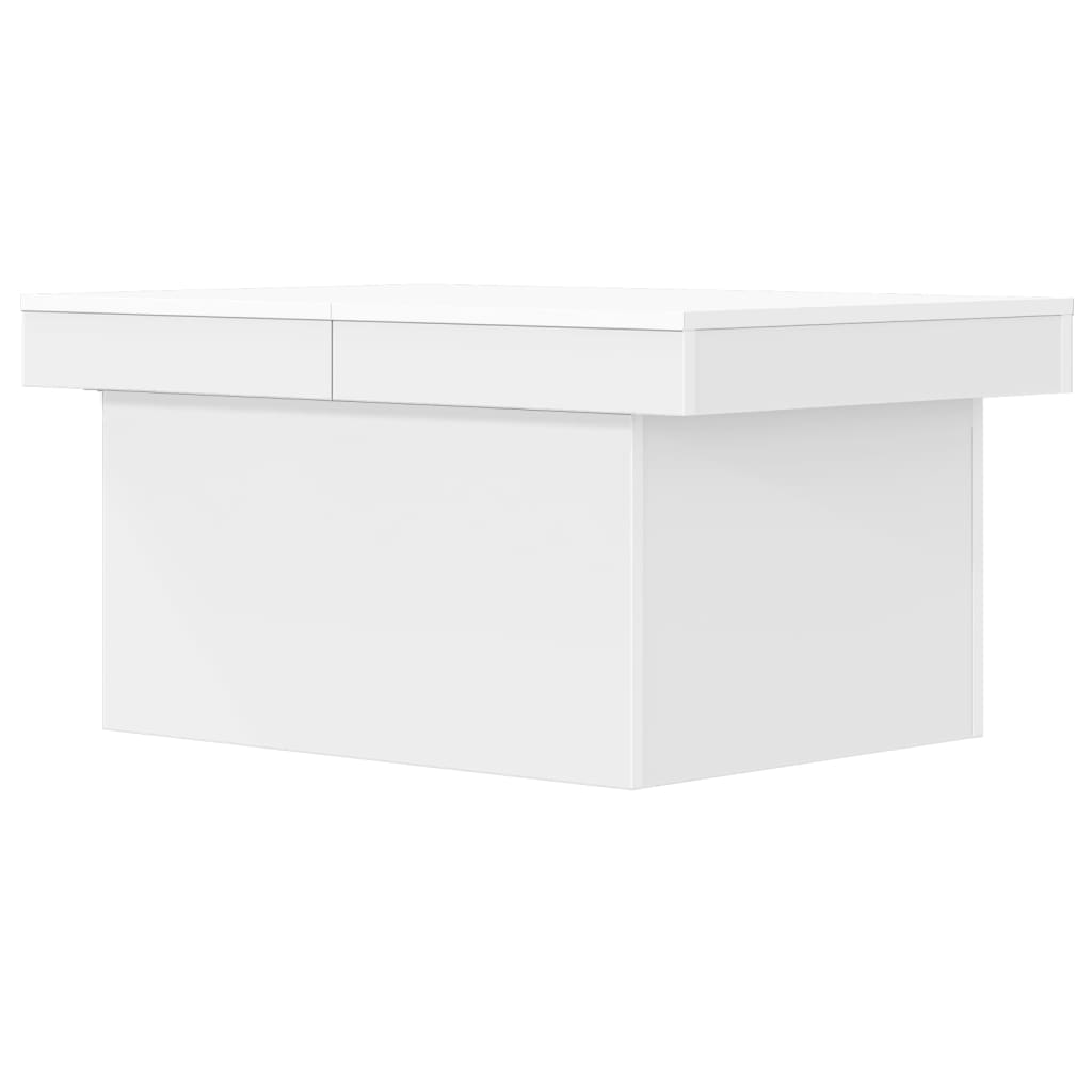 Mesa de centro 100x55x40 cm derivados de madeira branco - Image 6