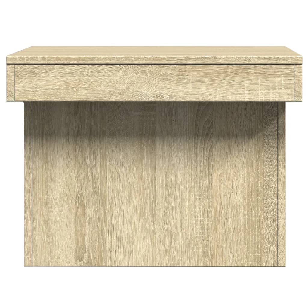 Mesa de centro 100x55x40 derivados de madeira carvalho sonoma - Image 5