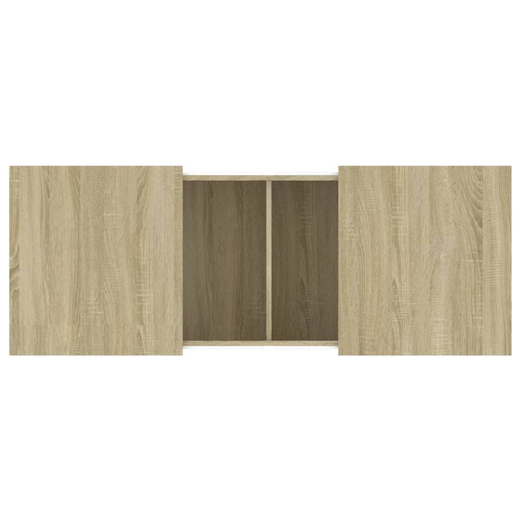 Mesa de centro 100x55x40 derivados de madeira carvalho sonoma - Image 7