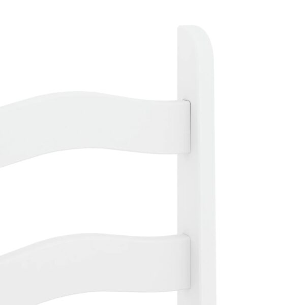 Cadeiras de jantar 2 pcs Corona 42x47x107cm pinho maciço branco - Image 7