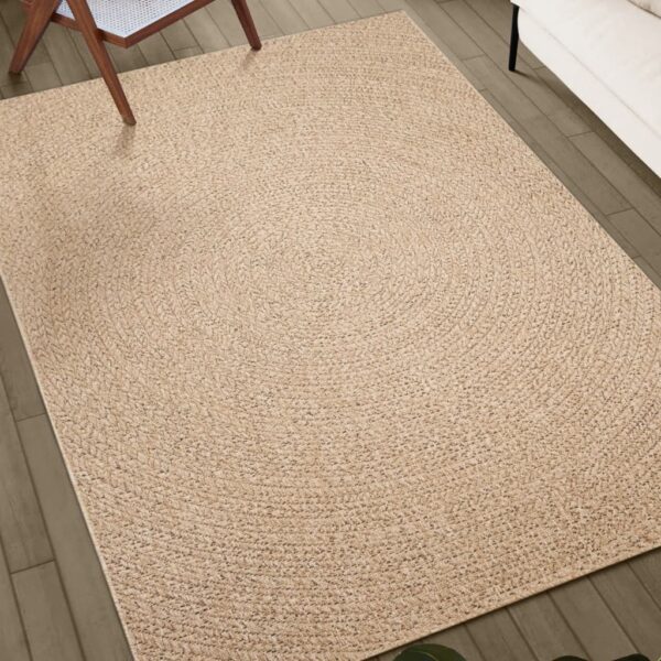 Tapete ZIZUR 80x250 cm aspeto de juta interior e exterior - Image 2