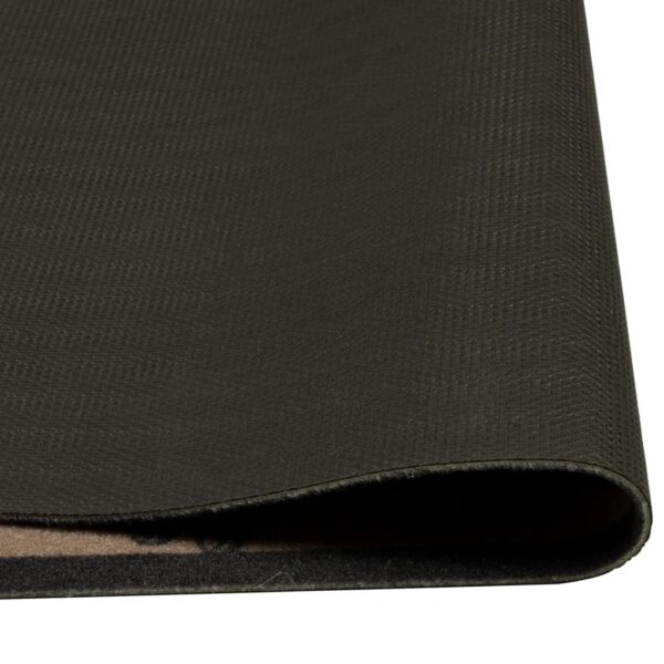 Tapete cozinha lavável 45x150 cm veludo padrão morning castanho - Image 4