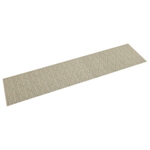 Tapete de cozinha lavável 60x300 cm veludo padrão folhas