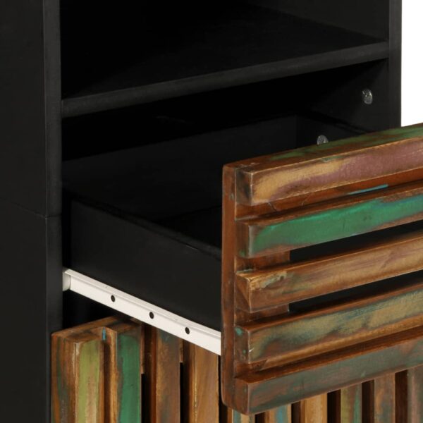 4 pcs conjunto de móveis p/ casa de banho acácia maciça - Image 11