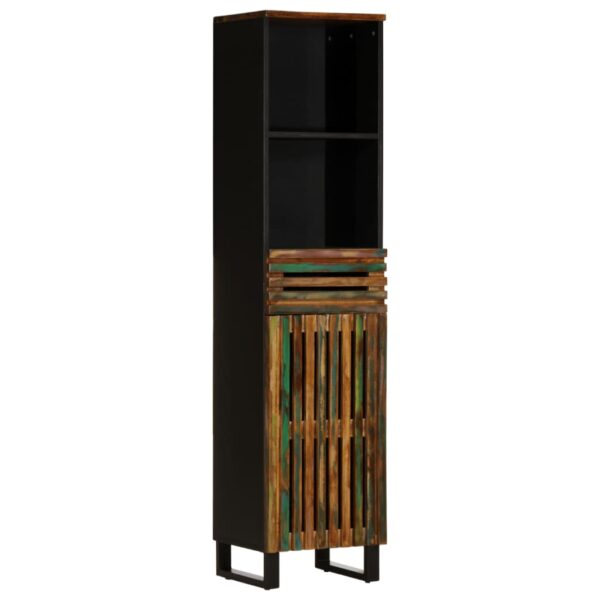4 pcs conjunto de móveis p/ casa de banho acácia maciça - Image 5