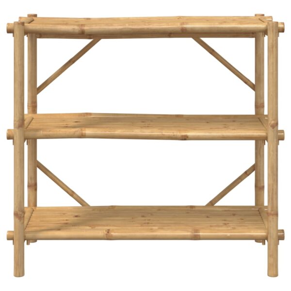 Estante com 3 prateleiras 100x40x90 cm bambu - Image 3