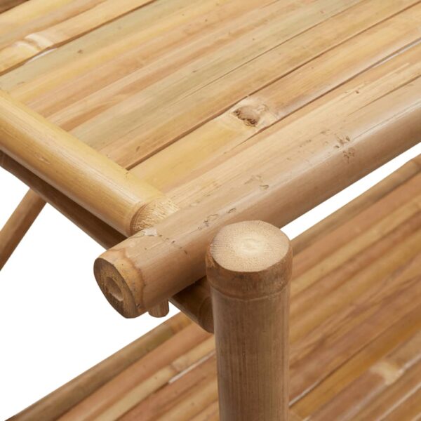Estante com 3 prateleiras 100x40x90 cm bambu - Image 6