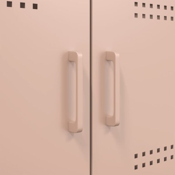 Móvel de TV 68x39x50,5 cm aço rosa - Image 10