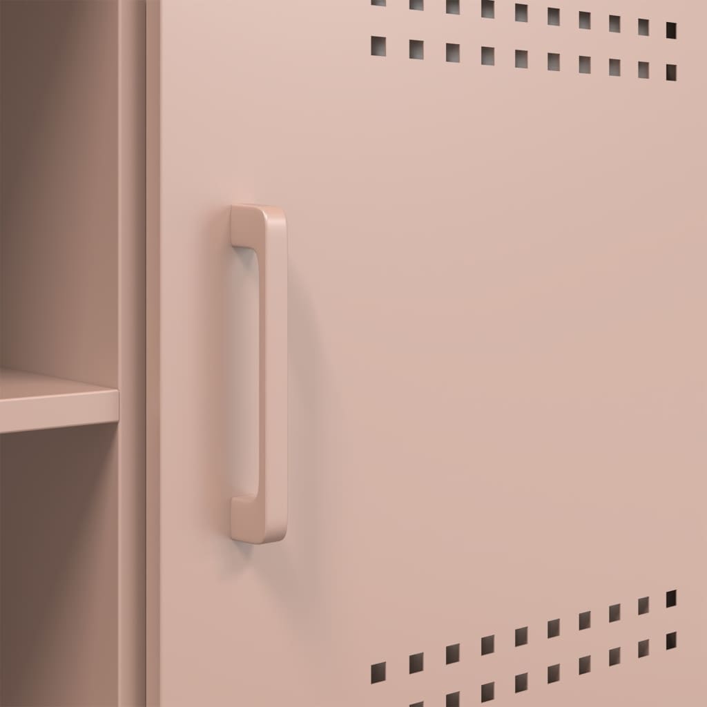 Móvel de TV 100,5x39x50,5 cm aço rosa - Image 10