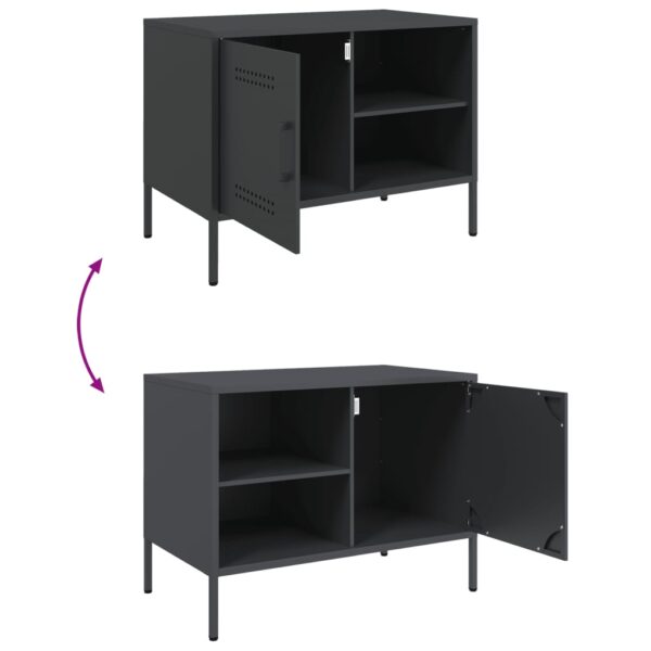 Móveis de TV 2 pcs 68x39x50,5 cm aço antracite - Image 11