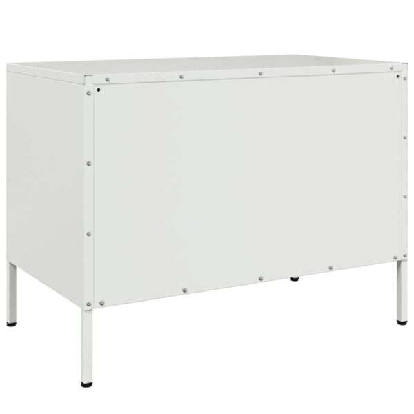 Móveis de TV 2 pcs 68x39x50,5 cm aço branco - Image 8