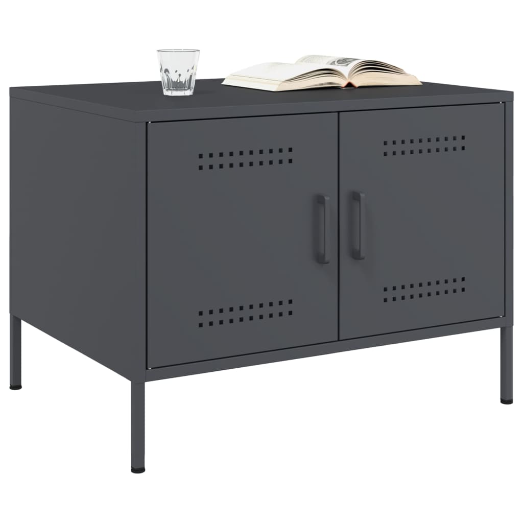 Mesa de centro 68x50x50,5 cm aço antracite - Image 3