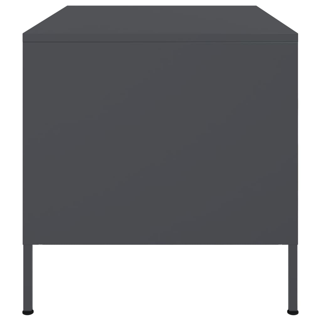 Mesa de centro 68x50x50,5 cm aço antracite - Image 6