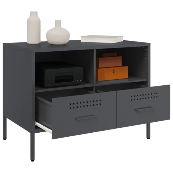 Móveis de TV 2 pcs 68x39x50,5 cm aço antracite - Image 4