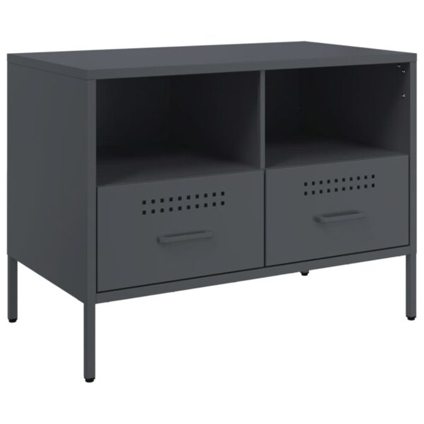 Móveis de TV 2 pcs 68x39x50,5 cm aço antracite - Image 5