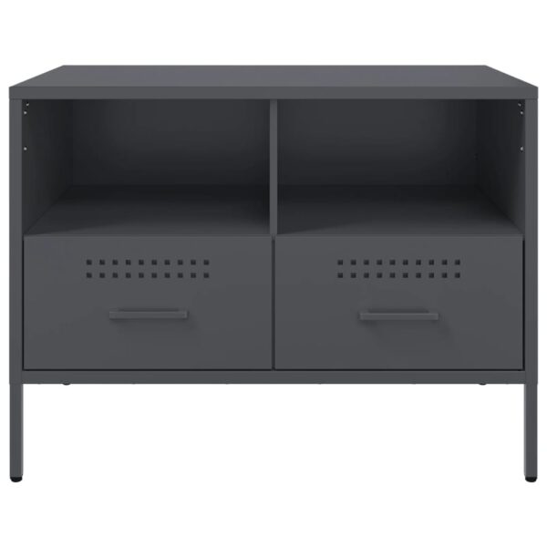 Móveis de TV 2 pcs 68x39x50,5 cm aço antracite - Image 6