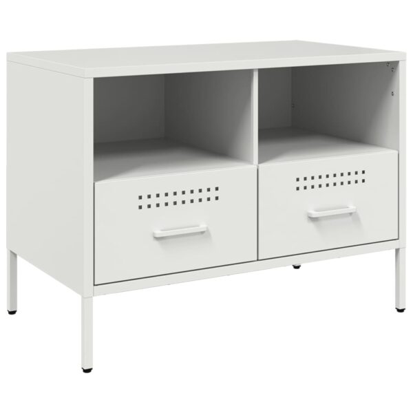 Móveis de TV 2 pcs 68x39x50,5 cm aço branco - Image 5