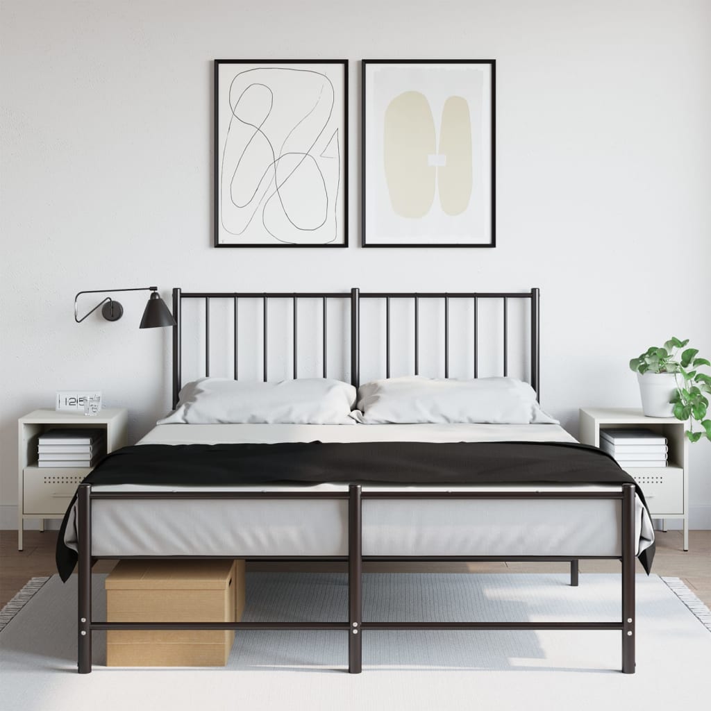 Mesas de cabeceira 2 pcs 36x39x50,5 cm aço branco