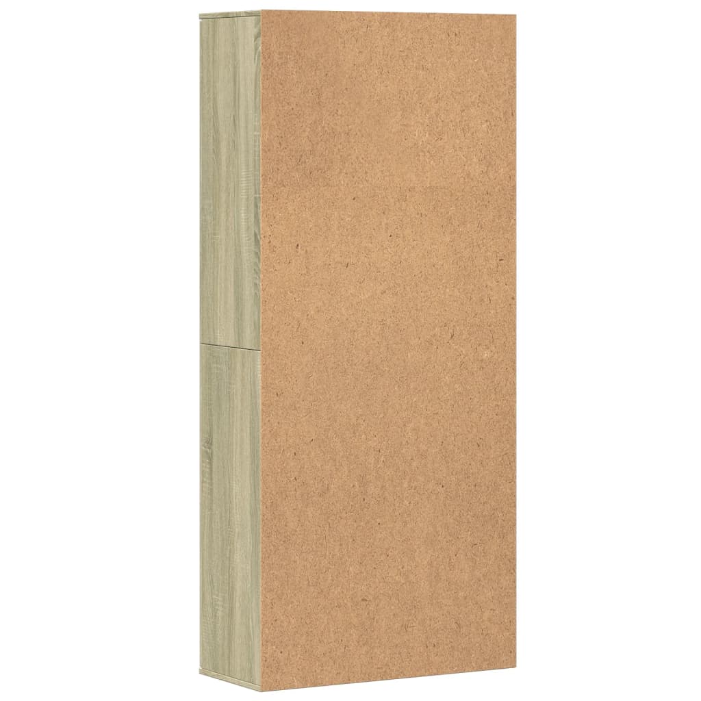 Armário alto 80x35x180cm derivados de madeira carvalho sonoma - Image 4