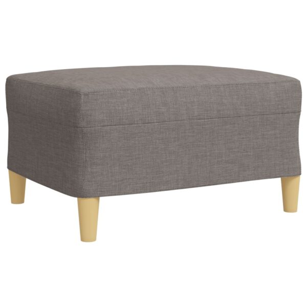 4 pcs conjunto de sofás c/ almofadas/apoio pés tecido - Image 6