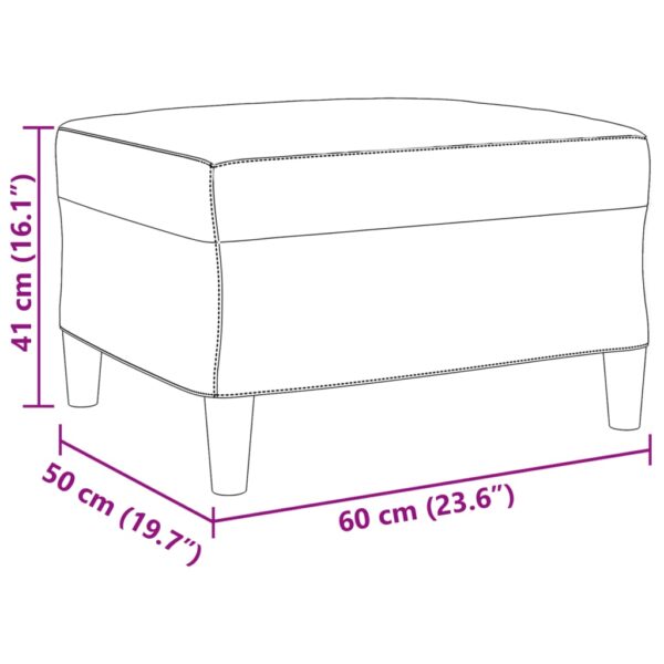 3 pcs conjunto de sofás com almofadões veludo cinzento-escuro - Image 10