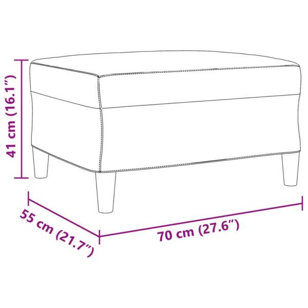 3 pcs conjunto sofás com almofadões e rolos veludo cinza-escuro - Image 11