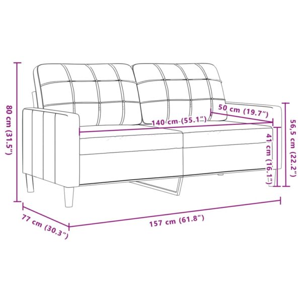 3 pcs conjunto sofás com almofadões e rolos veludo cinza-escuro - Image 10