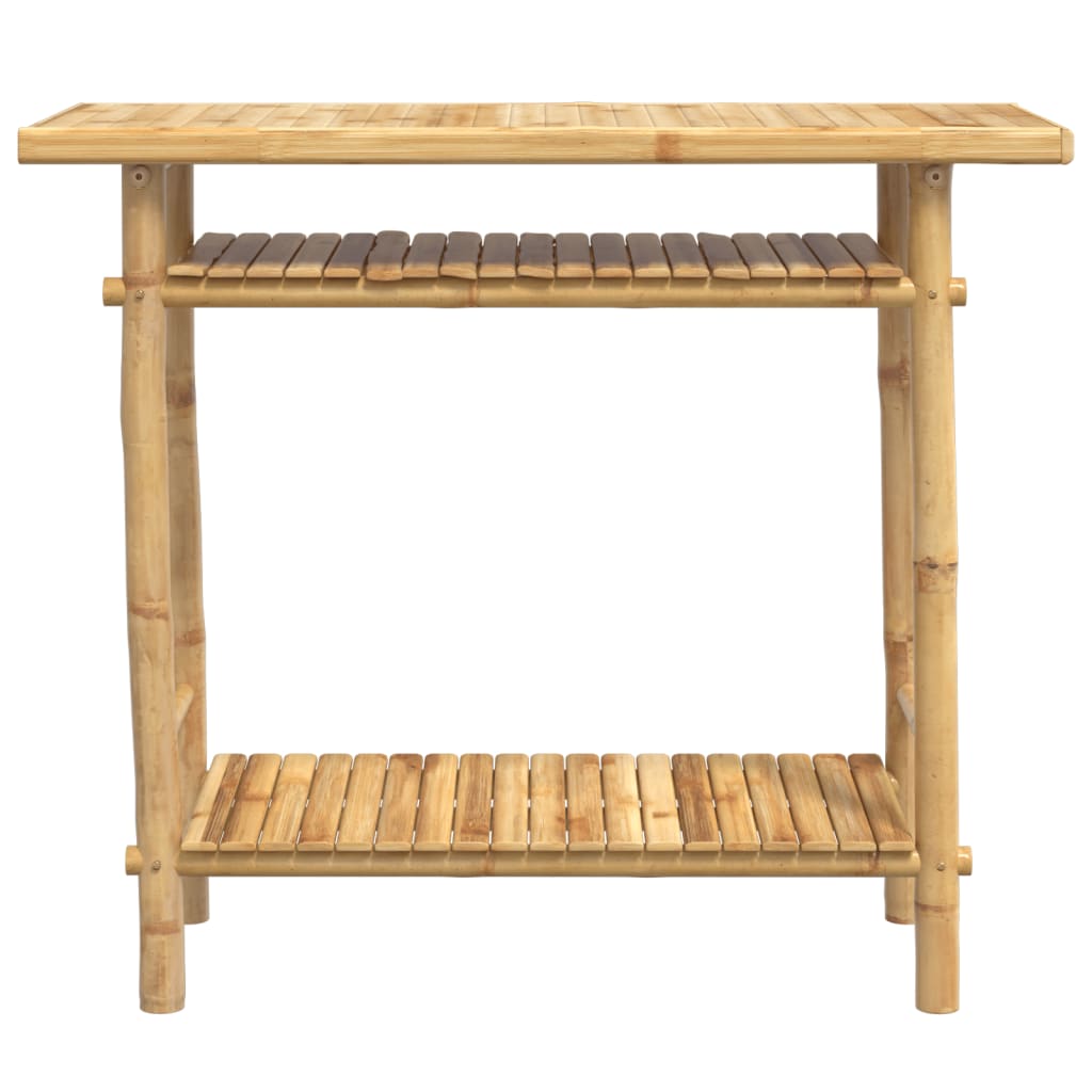 Mesa consola 90x37x75 cm bambu - Image 2