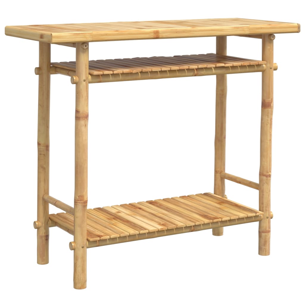 Mesa consola 90x37x75 cm bambu - Image 4