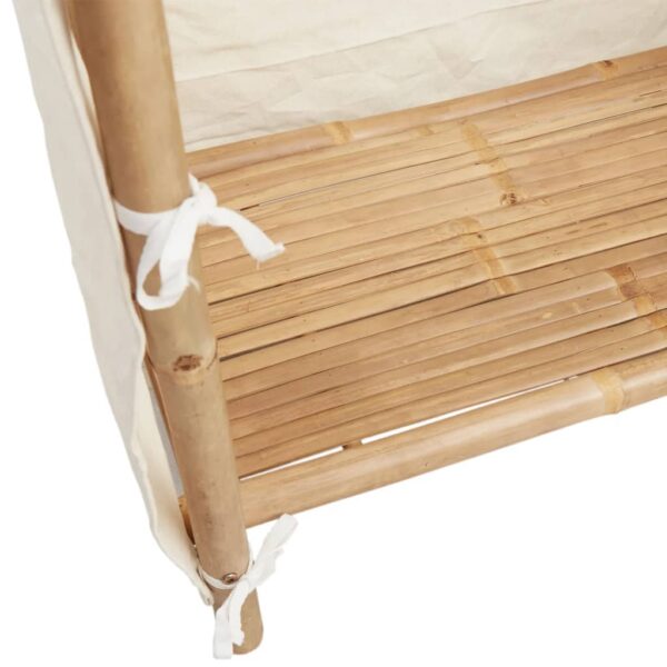 Roupeiro 110x45x170 cm bambu - Image 6