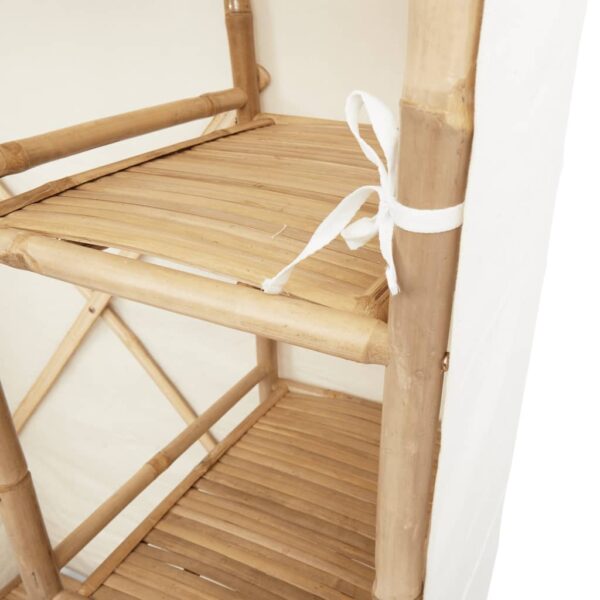 Roupeiro 110x45x170 cm bambu - Image 8