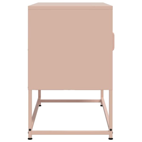 Móvel de TV 68x39x60,5 cm aço rosa - Image 6