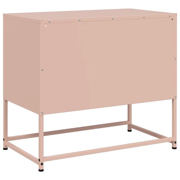 Móvel de TV 68x39x60,5 cm aço rosa - Image 7