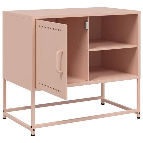 Móvel de TV 68x39x60,5 cm aço rosa - Image 9