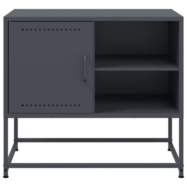 Móvel de TV 68x39x60,5 cm aço antracite - Image 5