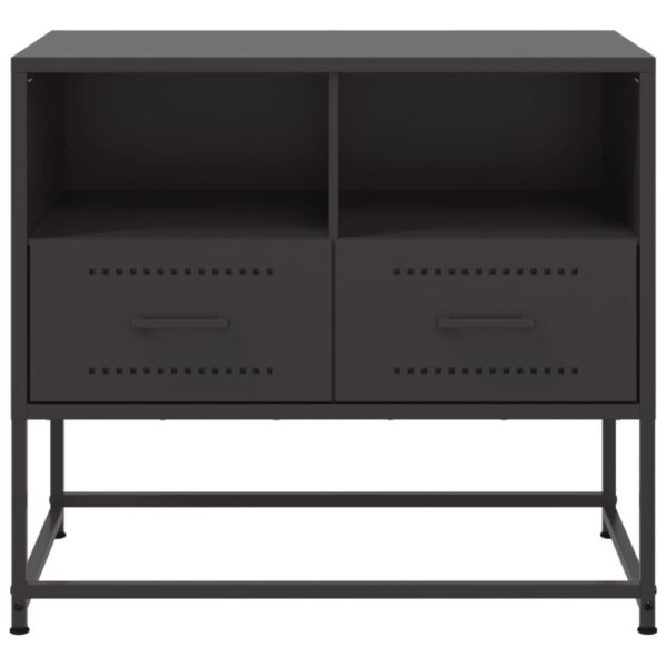 Móvel de TV 68x39x60,5 cm aço preto - Image 5